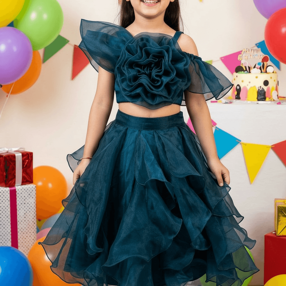 blue  skirt-top M260066