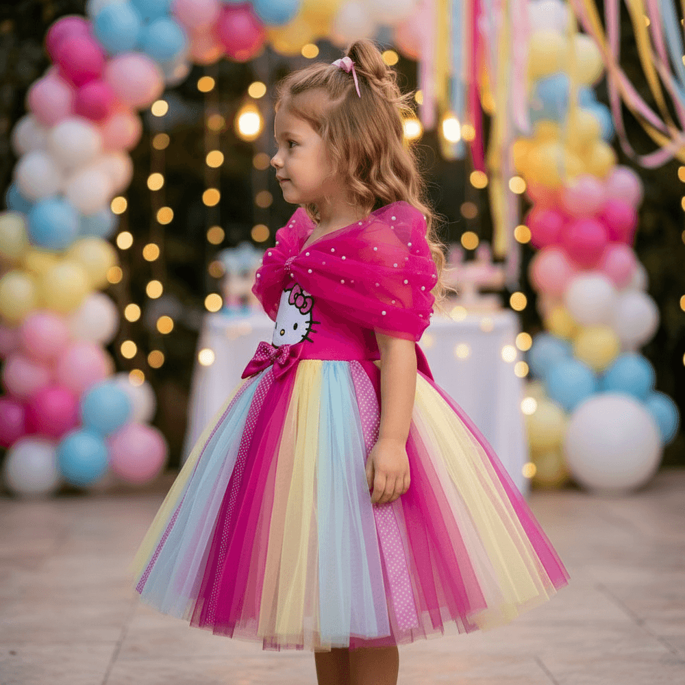 Magenta frock M260068