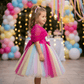 Magenta frock M260068