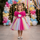 Magenta frock M260068