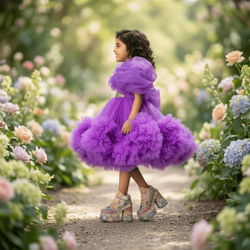 Purple frock M260069