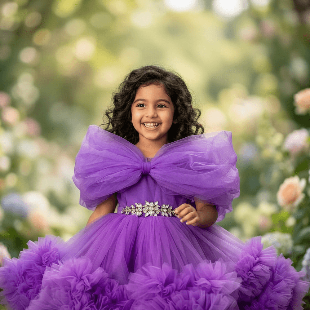 Purple frock M260069