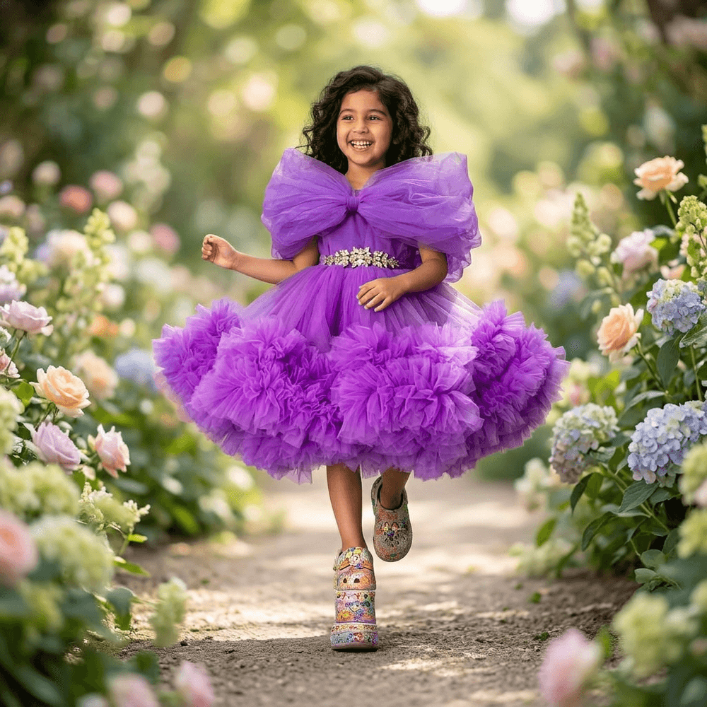 Purple frock M260069