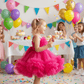 Magenta frock M260070