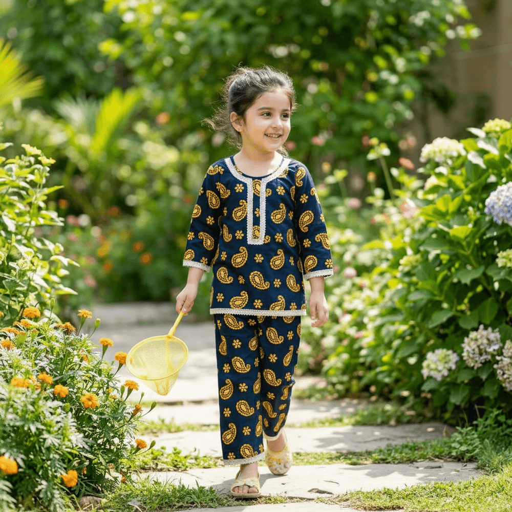 blue-ethnic -cotton- dress-M260076