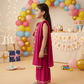 magenta-ethnic -cotton- dress-M260077