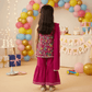 magenta-ethnic -cotton- dress-M260077