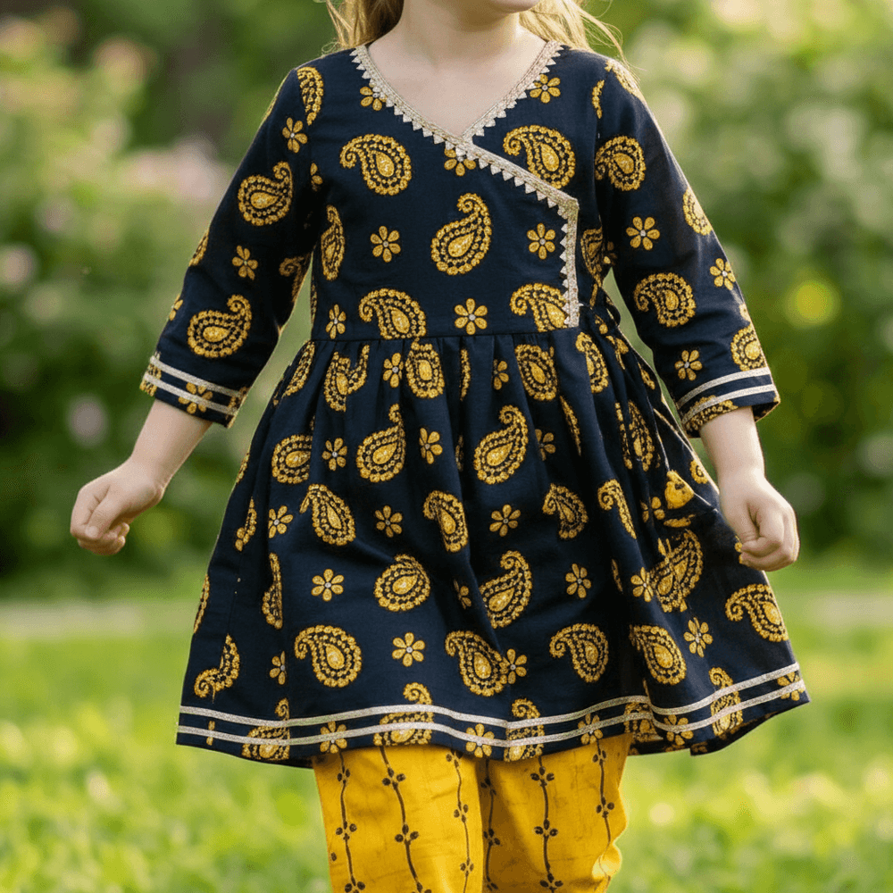 black-ethnic -cotton- dress-M260082