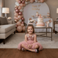 peach frock M260085