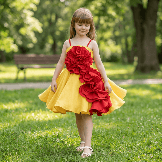 yellow frock M260090