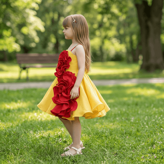 yellow frock M260090