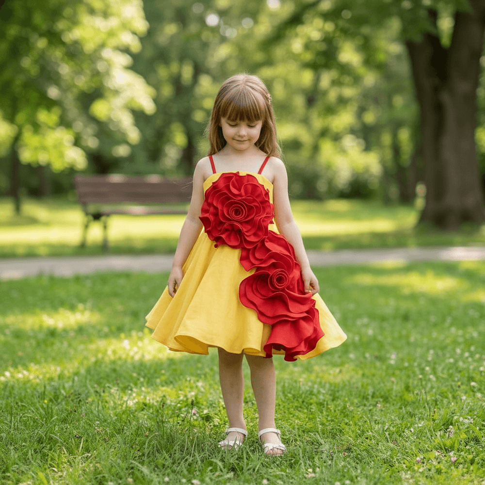 yellow frock M260090