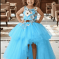Girls sky blue Gown length Party dress M260101