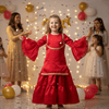 Magenta fandy party wear M260094