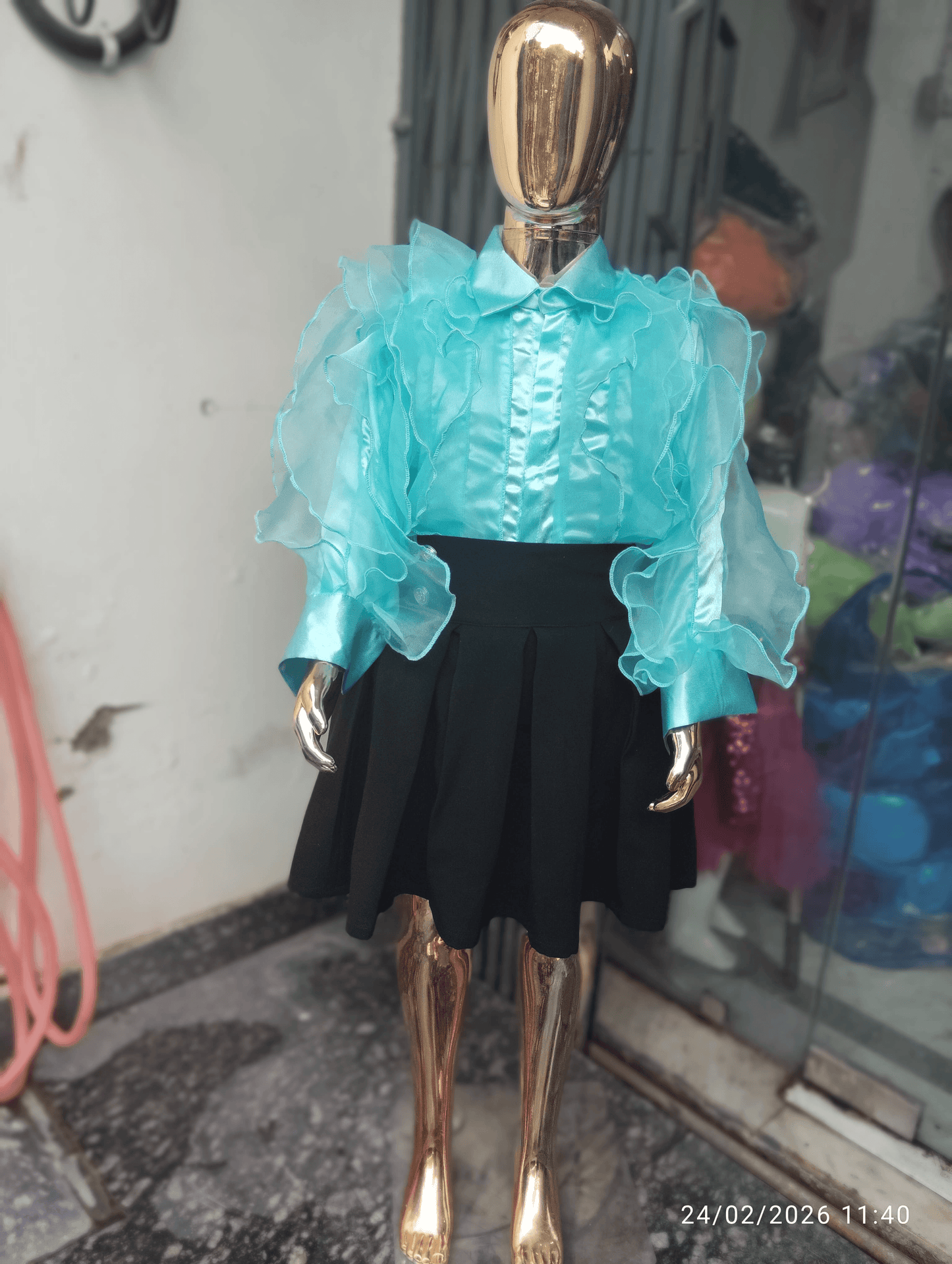 Girls skirt & top dress M260105