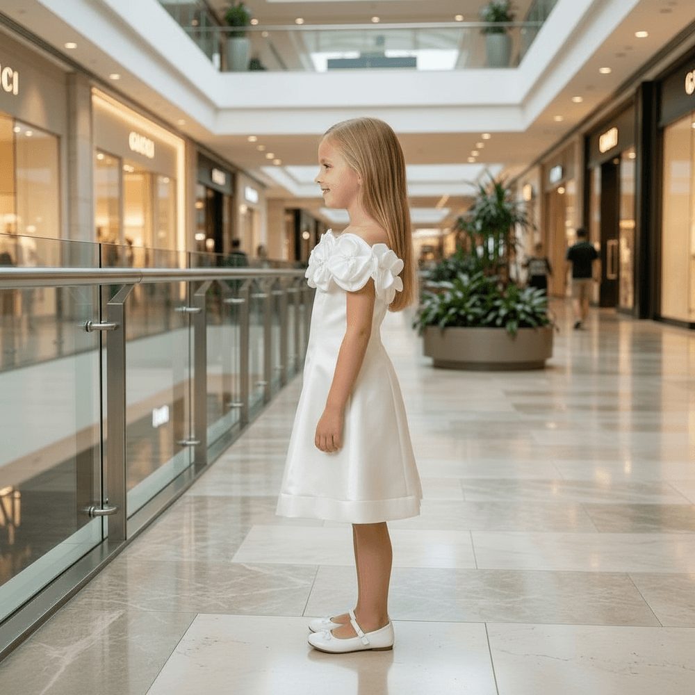 SALE White frock M260112