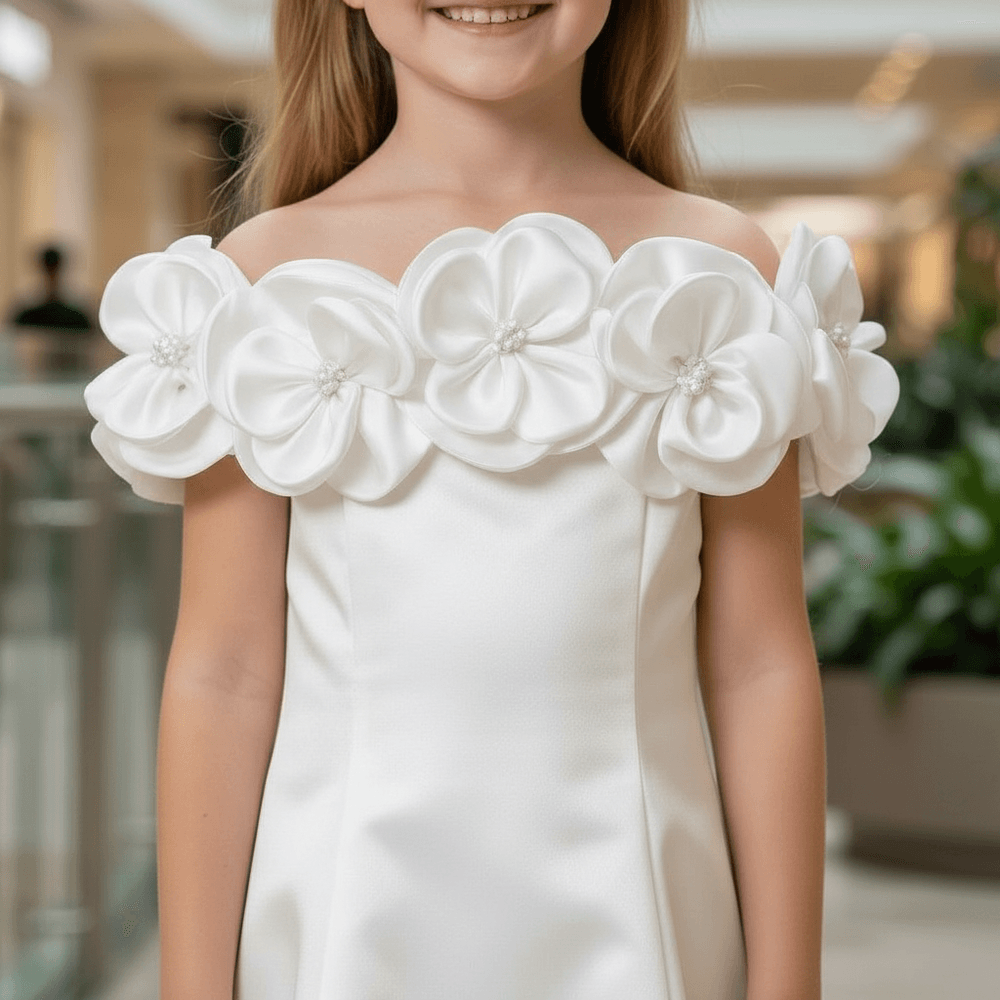 SALE White frock M260112