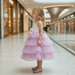 Girls purple  Party frock M233901