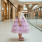 Girls purple  Party frock M233901