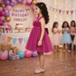 Girls purple  Party frock M260113