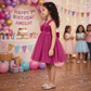 Girls purple  Party frock M260113