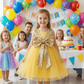 SALE Girls gold  Party frock M233406