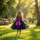 SALE Girls purple  Party frock M233407
