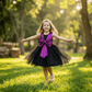 SALE Girls purple  Party frock M233407