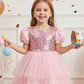 SALE Girls pink  Party frock M233408