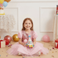 SALE Girls pink  Party frock M233408