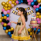 SALE Girls gold  Party frock m233409