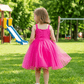 SALE Girls pink  Party frock M233410