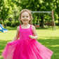 SALE Girls pink  Party frock M233410