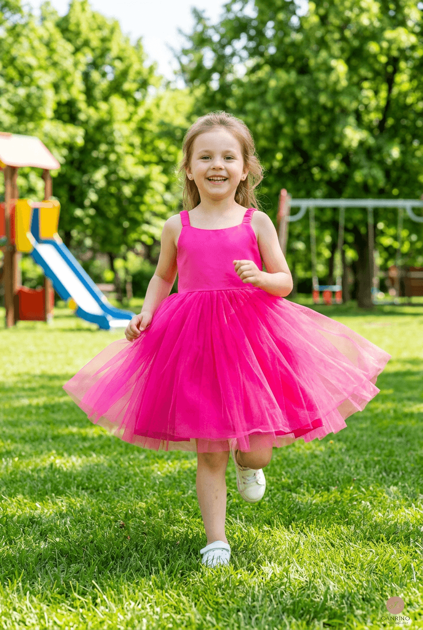 SALE Girls pink  Party frock M233410