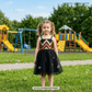 SALE Girls black  Party frock M233411