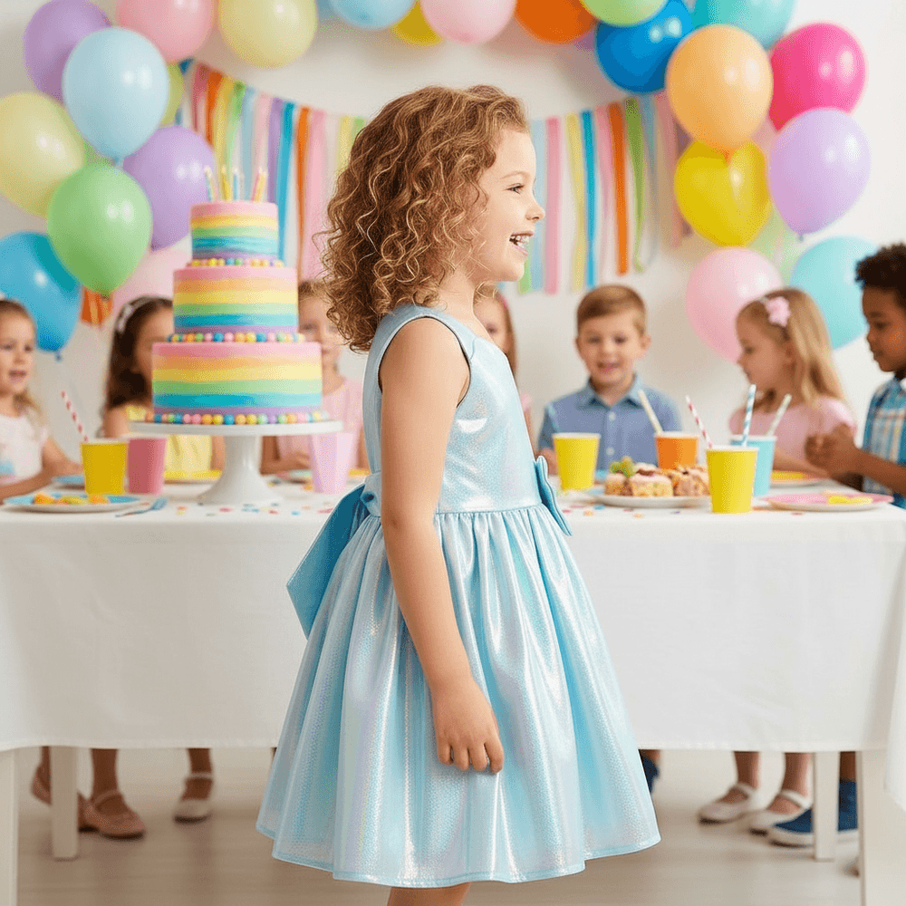 SALE Girls white Party frock M233413