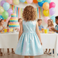 SALE Girls white Party frock M233413