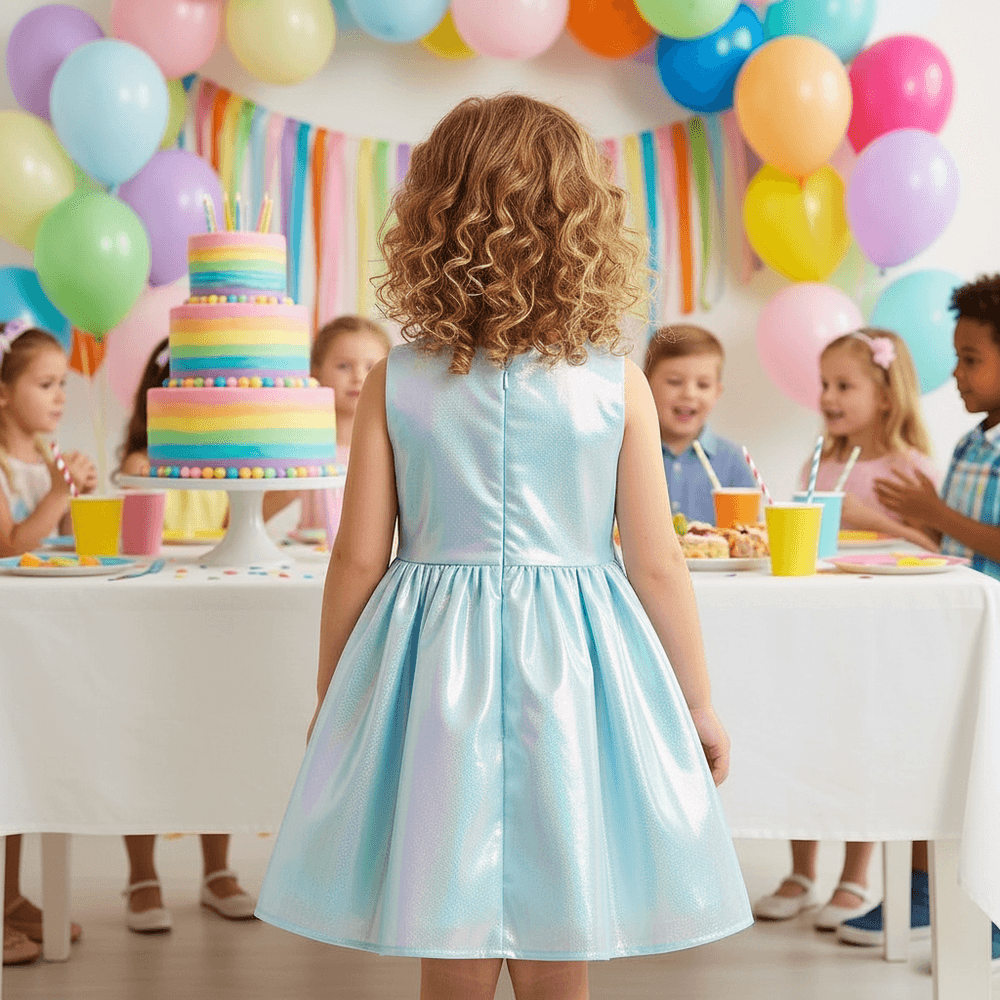 SALE Girls white Party frock M233413