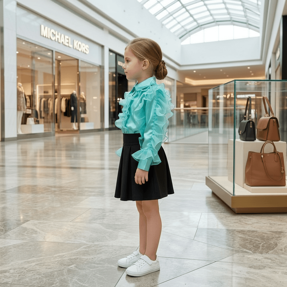 Girls skirt & top dress M260105