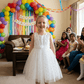 SALE Girls white Party frock M233414