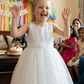 SALE Girls white Party frock M233414
