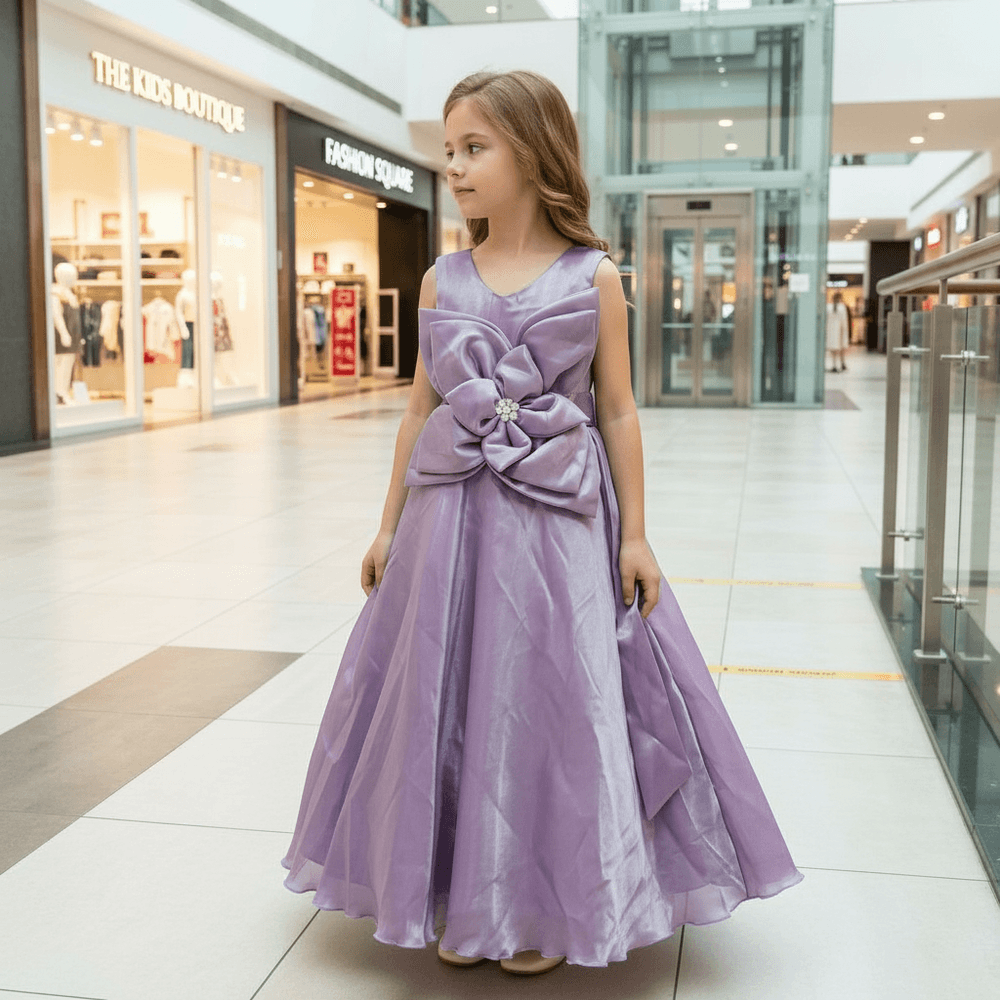 Purple fandy party wear M260115