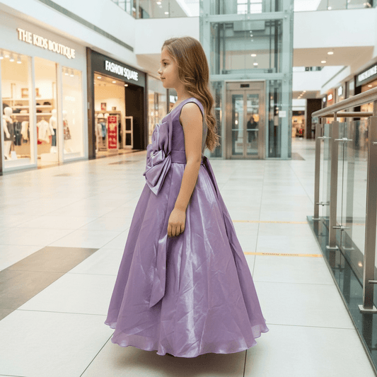 Purple fandy party wear M260115