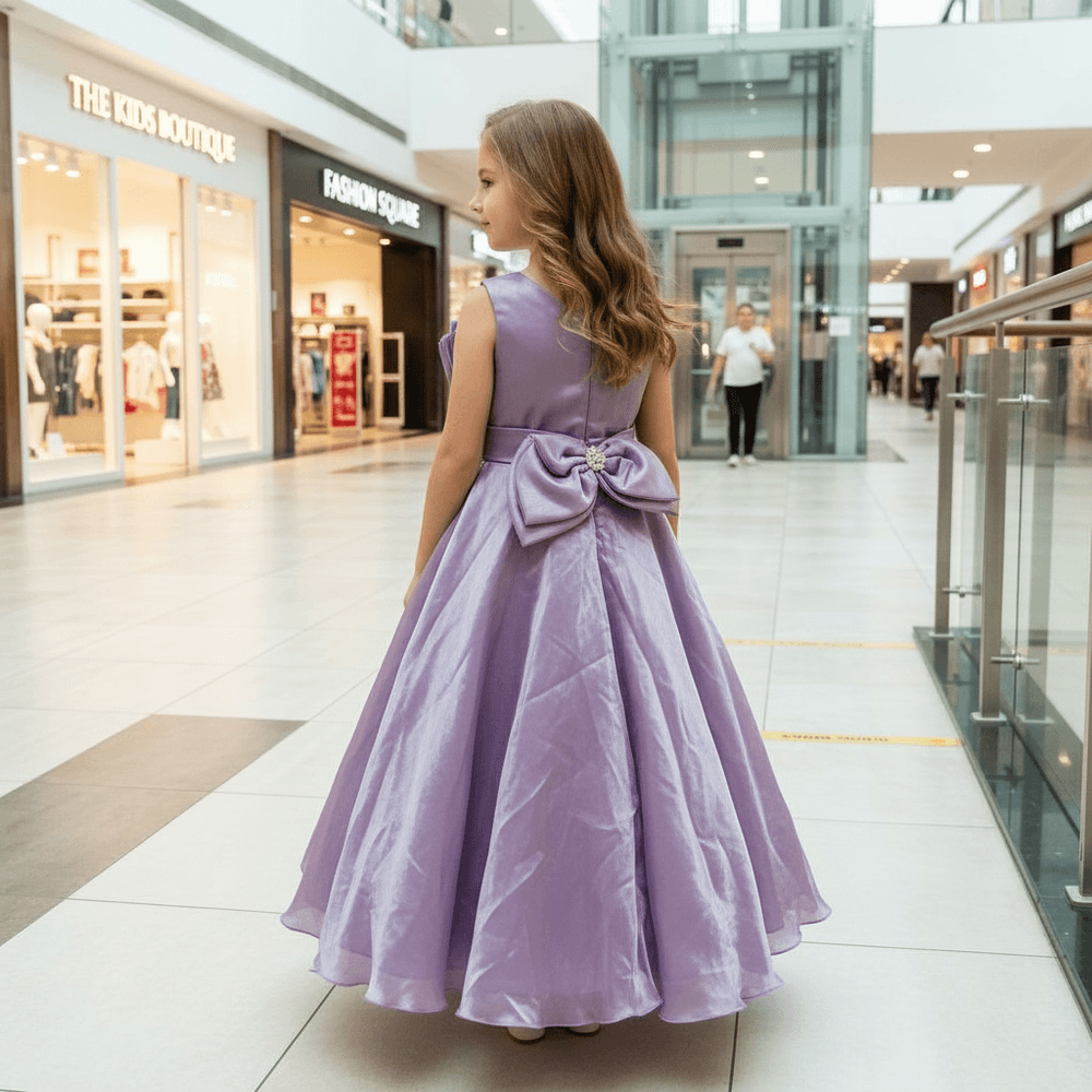 Purple fandy party wear M260115
