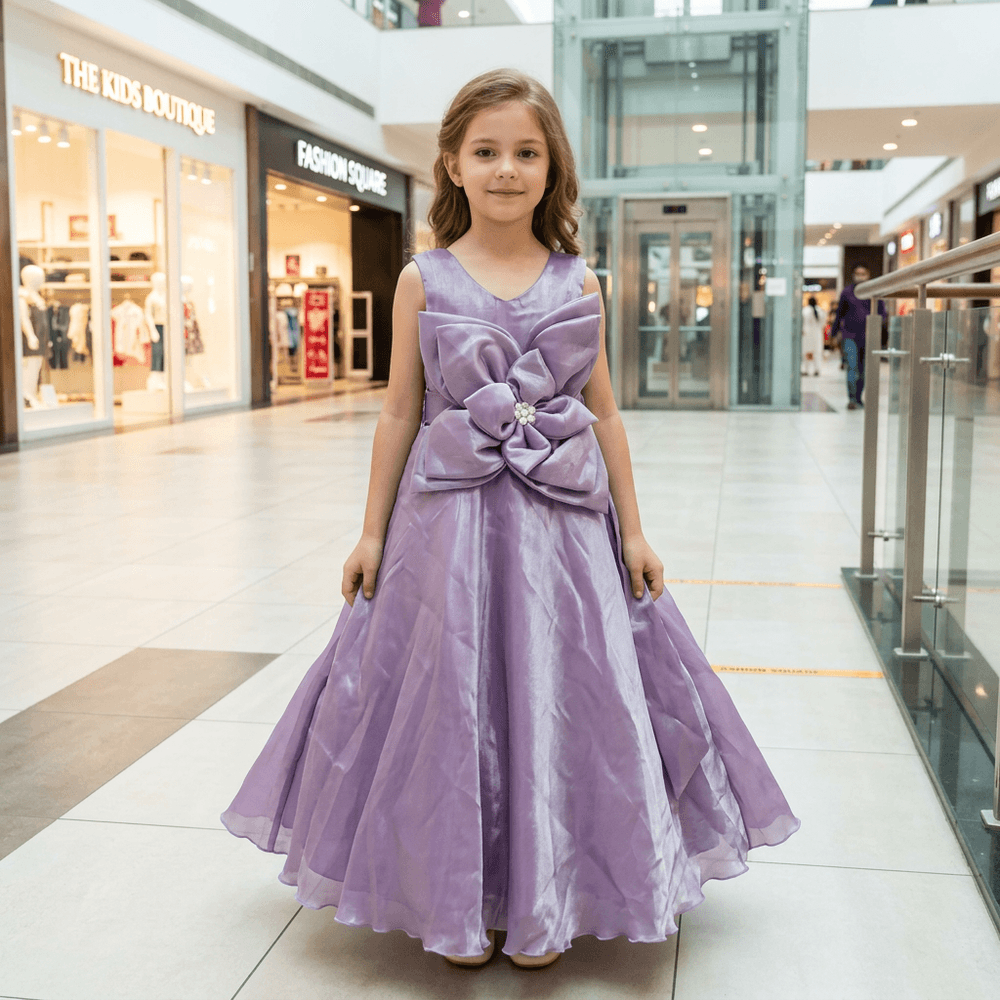 Purple fandy party wear M260115