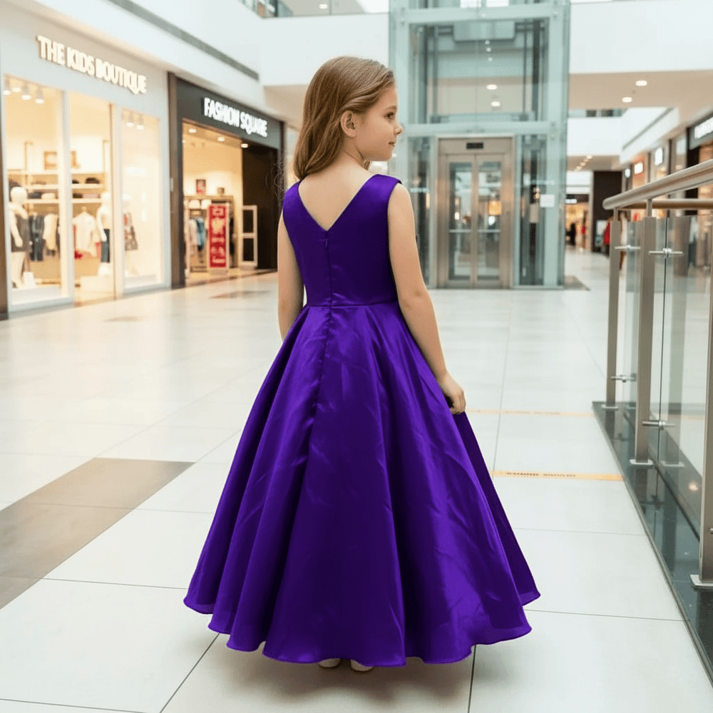 Purple fandy party wear M260116