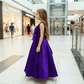 Purple fandy party wear M260116