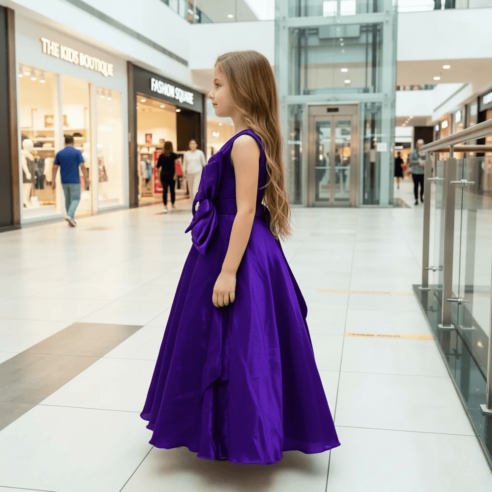 Purple fandy party wear M260116