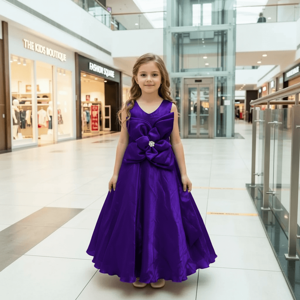 Purple fandy party wear M260116