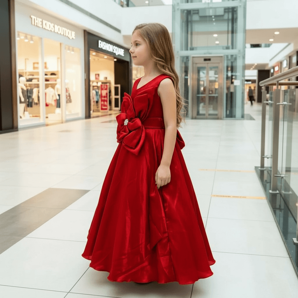 Red fandy party wear M260117